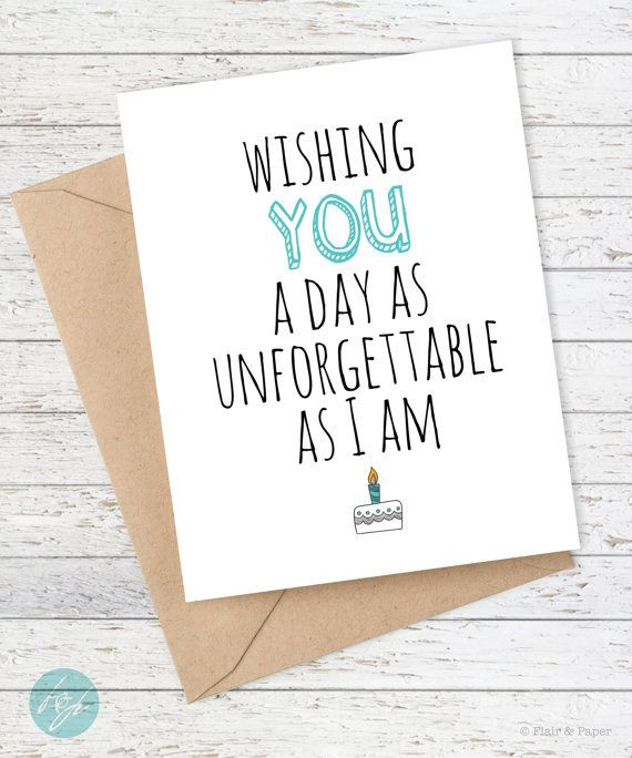 Birthday Wishes For Boyfriend Funny
 Funny Birthday Card Boyfriend Girlfriend Card by