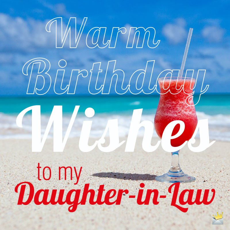 Birthday Wishes For Daughter In Law
 Happy Birthday Daughter in law