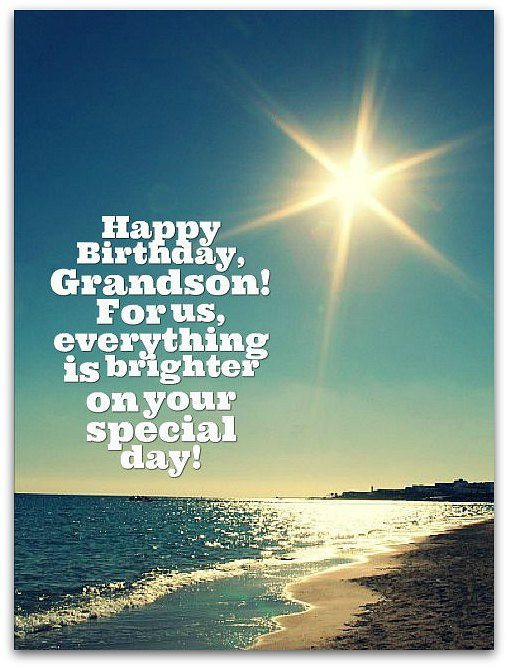 Birthday Wishes For Grandson
 Happy Birthday Grandson Quotes QuotesGram