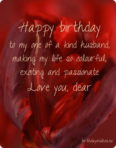 Birthday Wishes For Husband With Romantic
 50 Cute and Romantic Birthday Wishes for Husband