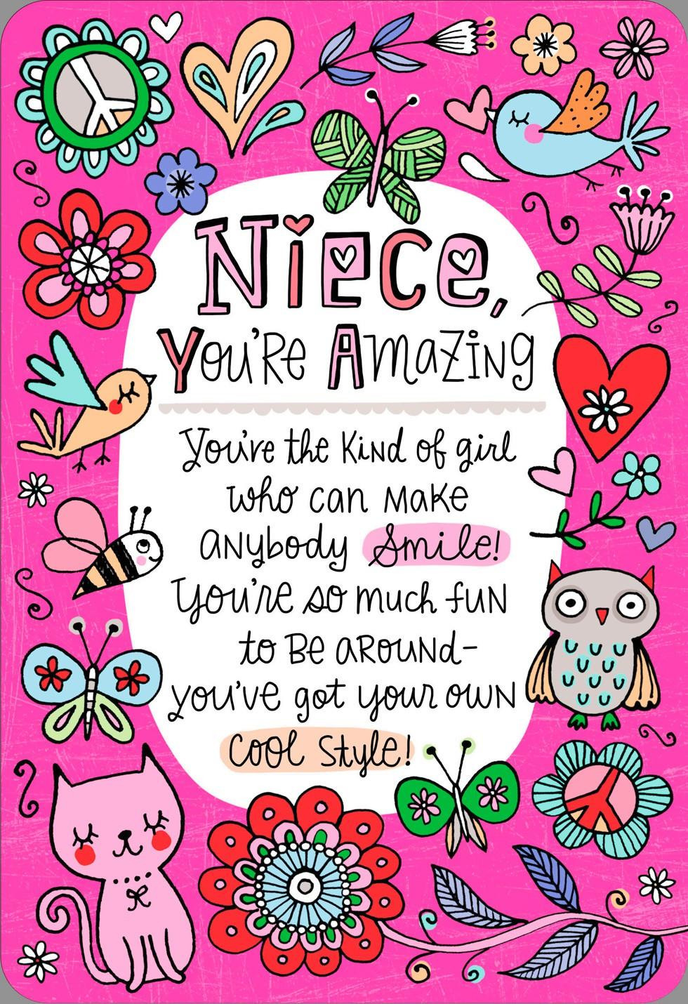 Birthday Wishes For My Niece
 You re the Niece Families Dream About Birthday Card