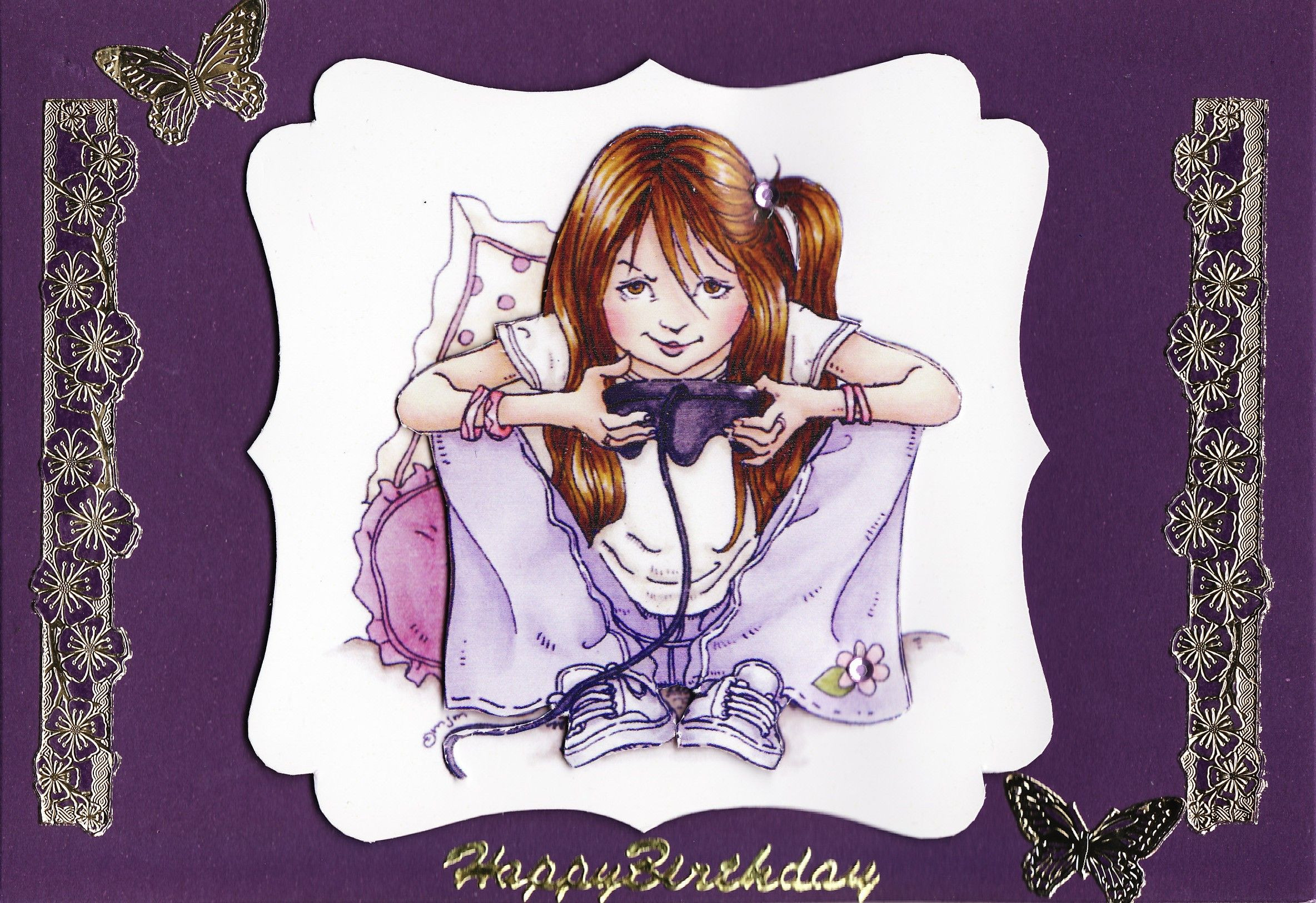 Birthday Wishes For Teenage Girl
 3D Happy Birthday Teenage Girl Card