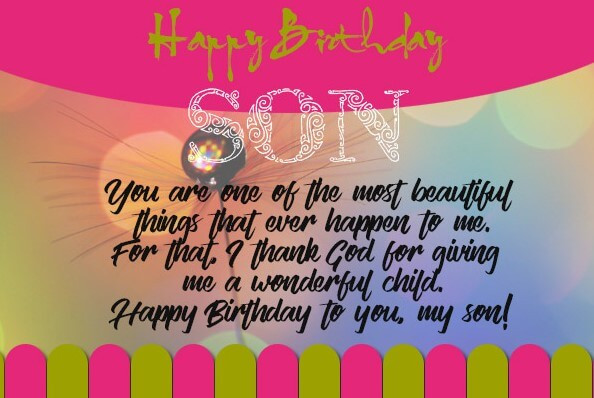 Birthday Wishes For Your Son
 50 Best Birthday Quotes for Son Quotes Yard