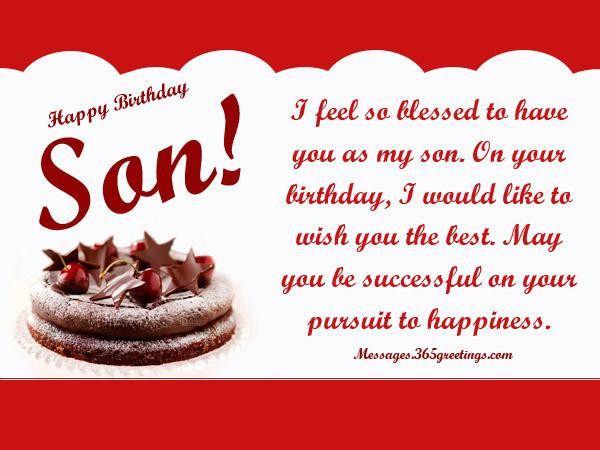 Birthday Wishes For Your Son
 Birthday Wishes for Son 365greetings