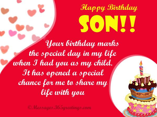 Birthday Wishes For Your Son
 Birthday Wishes for Son 365greetings