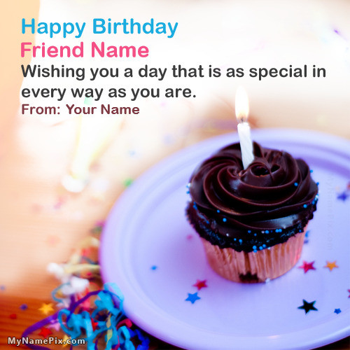 Birthday Wishes Images With Name
 Friend Birthday Wish With Name