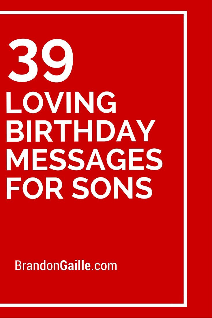 Birthday Wishes Quotes For Son
 Birthday Quotes For A Son