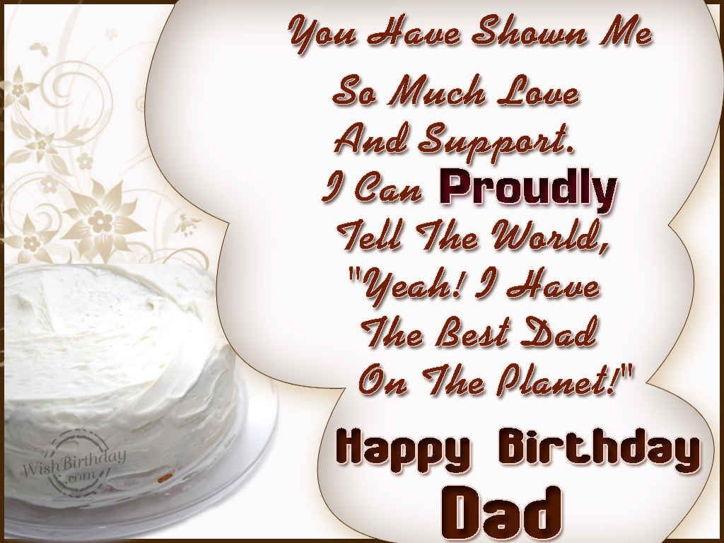 Birthday Wishes To Dad From Daughter
 Happy Birthday Dad s and for