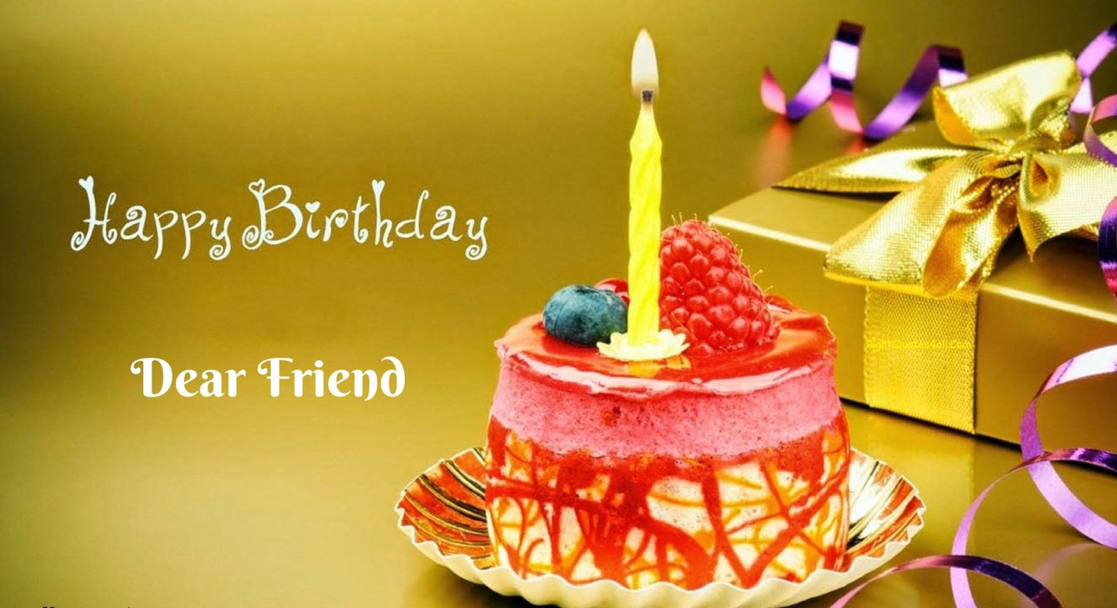 Birthday Wishes To Friend
 Happy Birthday Wishes For a Friend Happy Birthday Quotes