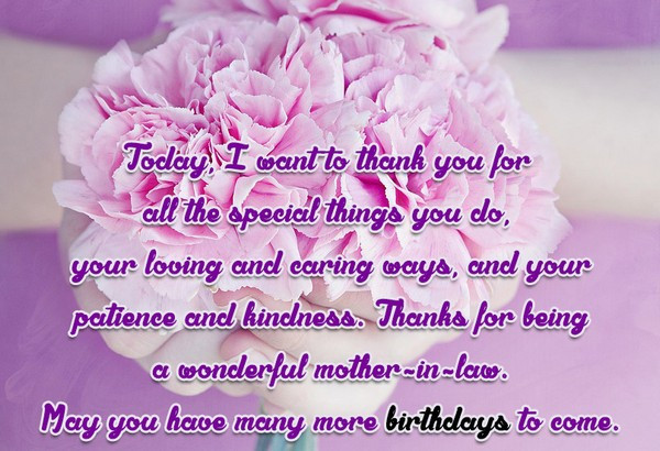 Birthday Wishes To Mother In Law
 47 Happy Birthday Mother in Law Quotes My Happy Birthday
