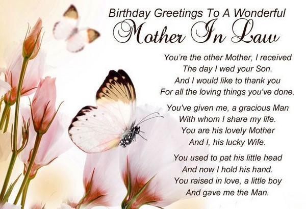 Birthday Wishes To Mother In Law
 100 Best Happy Birthday Mother in law Wishes and Quotes