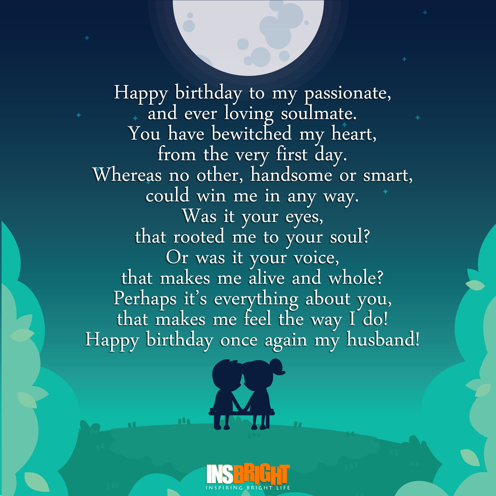 Birthday Wishes To My Husband
 Romantic Happy Birthday Poems For Husband From Wife
