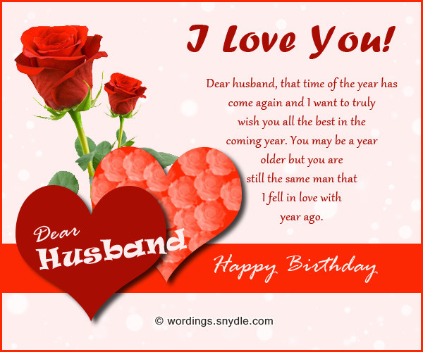 Birthday Wishes To My Husband
 Birthday Wishes for Husband Husband Birthday Messages and