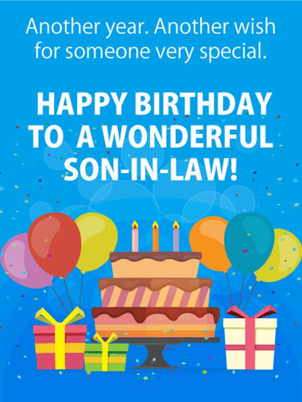 Birthday Wishes To Son In Law
 Happy Birthday Son in Law