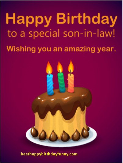 Birthday Wishes To Son In Law
 72 Happy Birthday Wishes Son In Law 2020