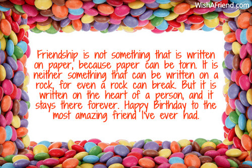 Birthday Wishes To Your Best Friend
 Best Friend Birthday Wishes