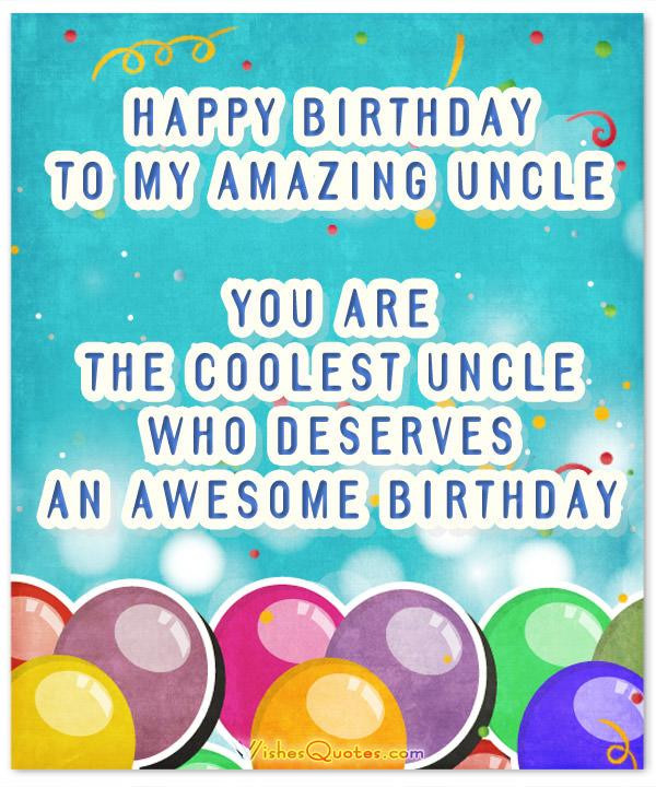 Birthday Wishes Uncle
 Happy Birthday Wishes for Uncle