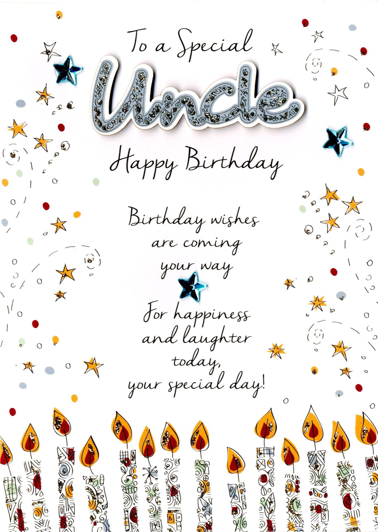 Birthday Wishes Uncle
 Special Uncle Birthday Greeting Card