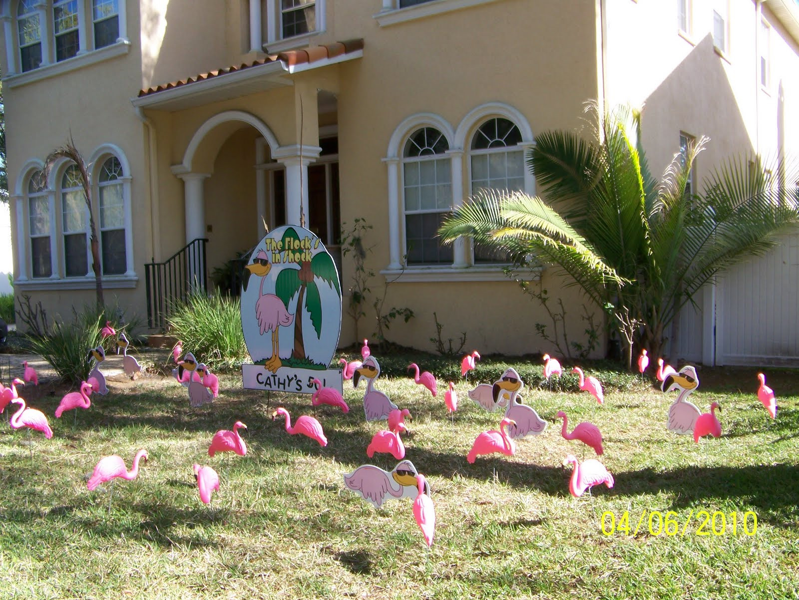 Birthday Yard Decorations
 FLOCK N SURPRISE 727 687 8111 LARGO Florida