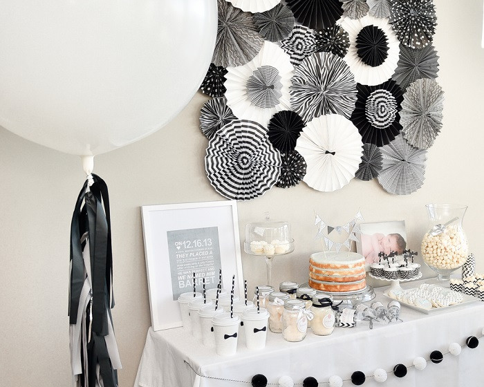 Black And White Birthday Party Ideas
 Party Decoration Sandy Party Decorations