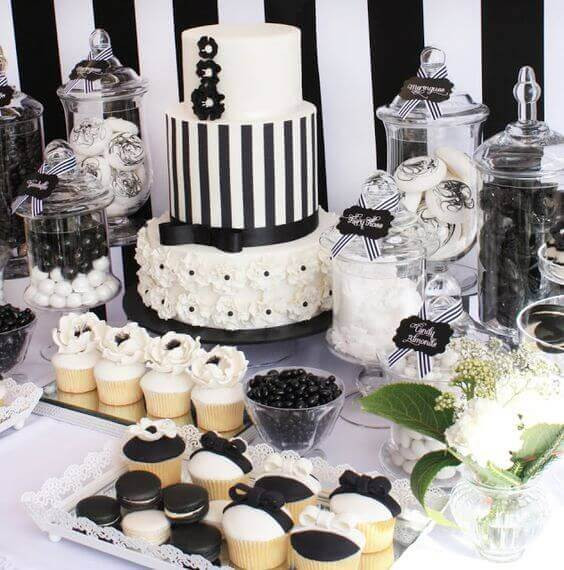 Black And White Birthday Party Ideas
 23 Black and White Party Ideas