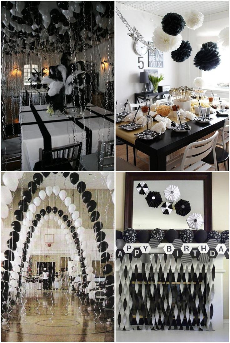 Black And White Birthday Party Ideas
 Black And White Graduation Party Ideas