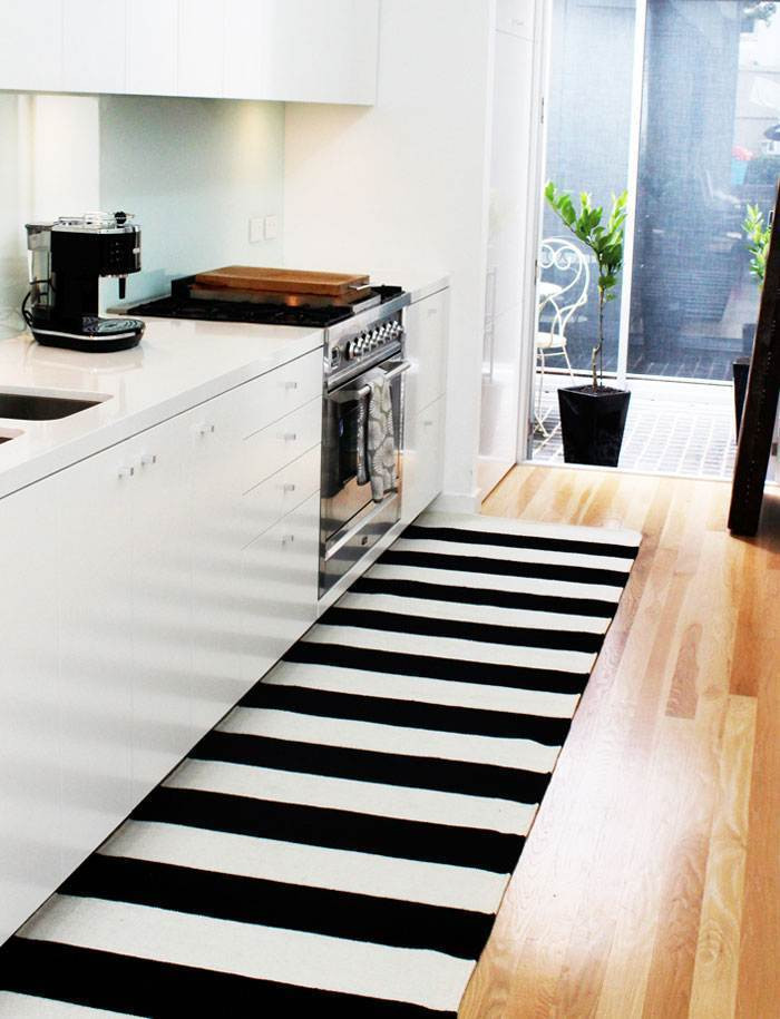 Black And White Kitchen Rugs
 Black And White Kitchen Runner Rug