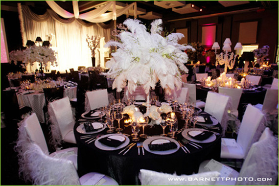 Black And White Wedding Decor
 Wedding Inspiration Center 2012 Elegant Black and White