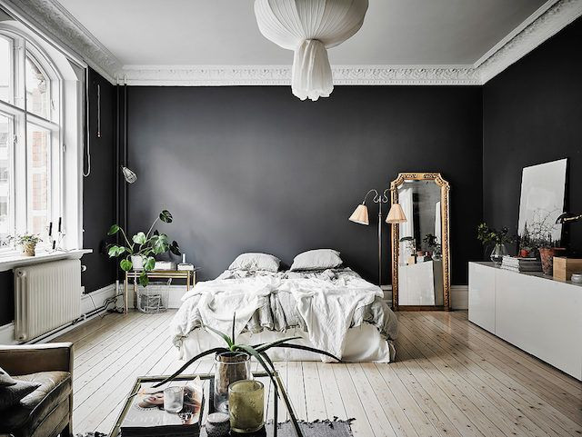 Black Bedroom Walls
 CGI Strategies magnificent bedroom with black walls 25