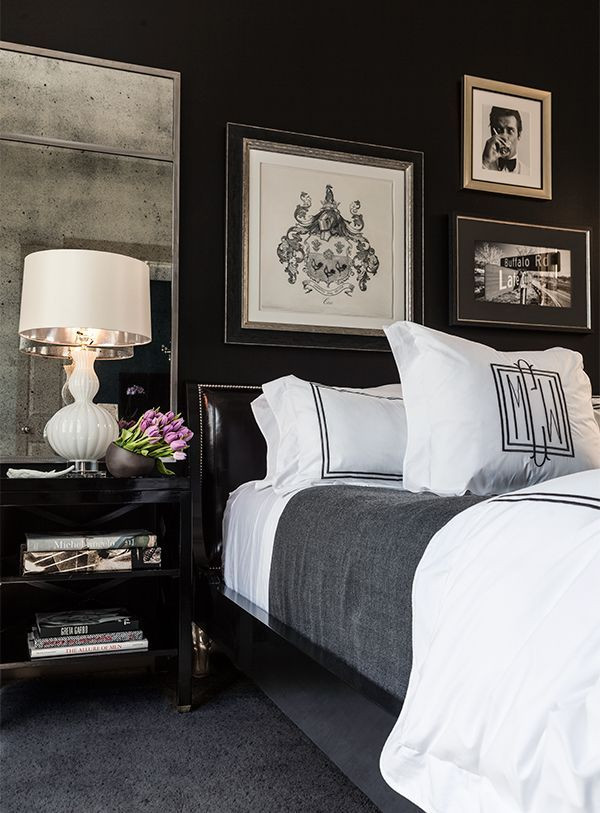 Black Bedroom Walls
 35 Timeless Black And White Bedrooms That Know How To