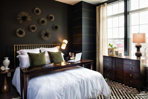 Black Bedroom Walls
 75 Stylish Black Bedroom Ideas and s