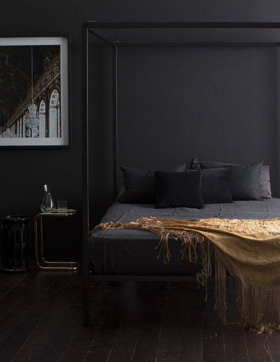 Black Bedroom Walls
 27 Stylish Bedrooms With Black Walls DigsDigs