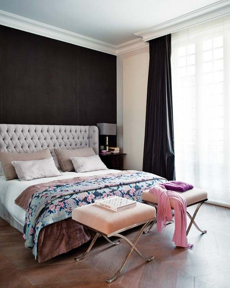 Black Bedroom Walls
 The Best Curtains for Modern Interior Decorating