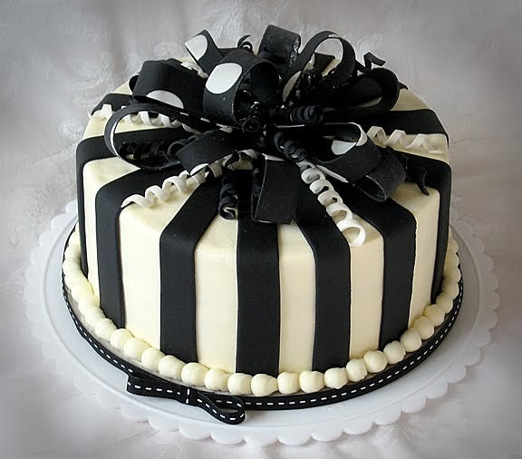Black Birthday Cake
 Stacey s Sweet Shop Truly Custom Cakery LLC Black and
