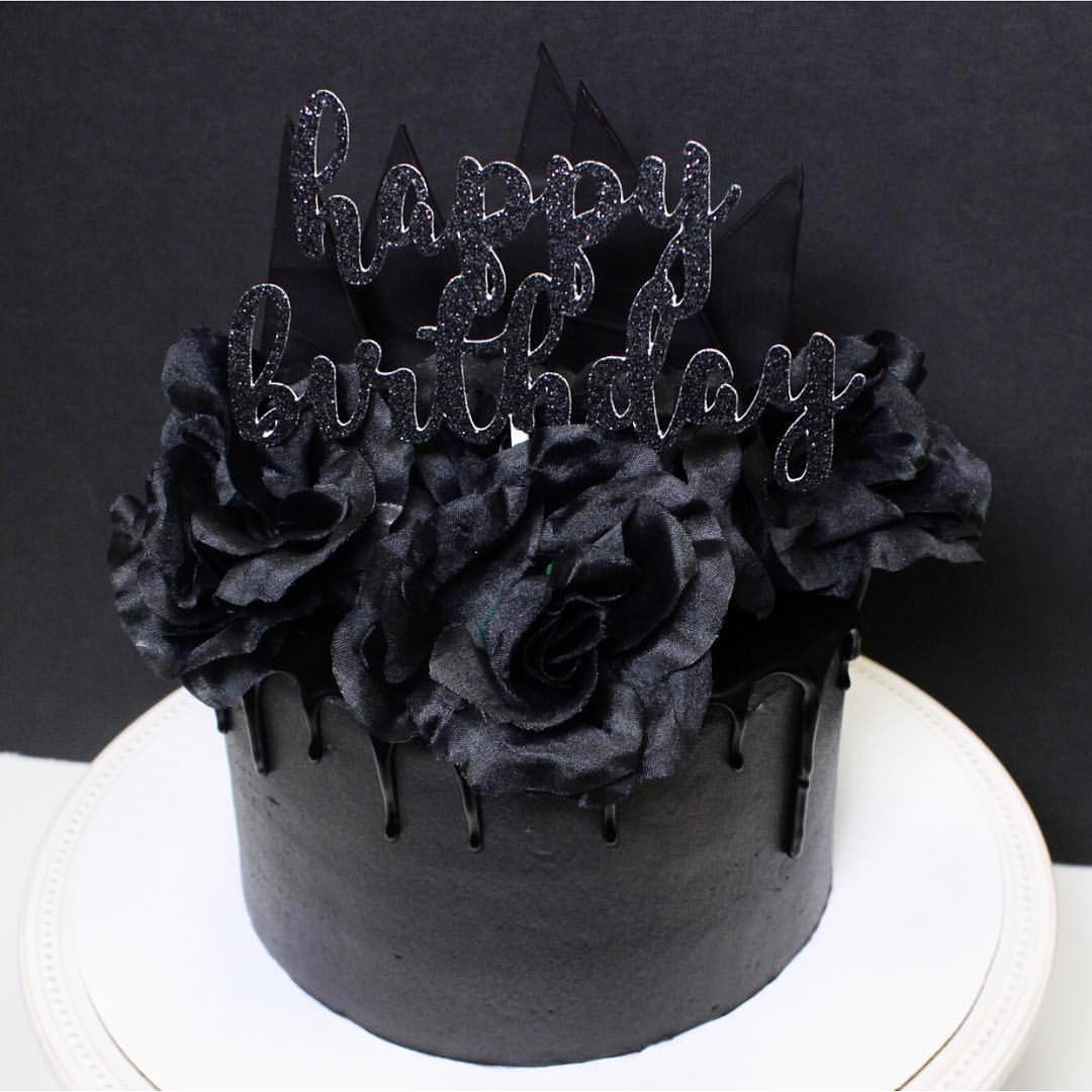 Black Birthday Cake
 Fall in Love With These Delicious Black Cakes Tasty Food
