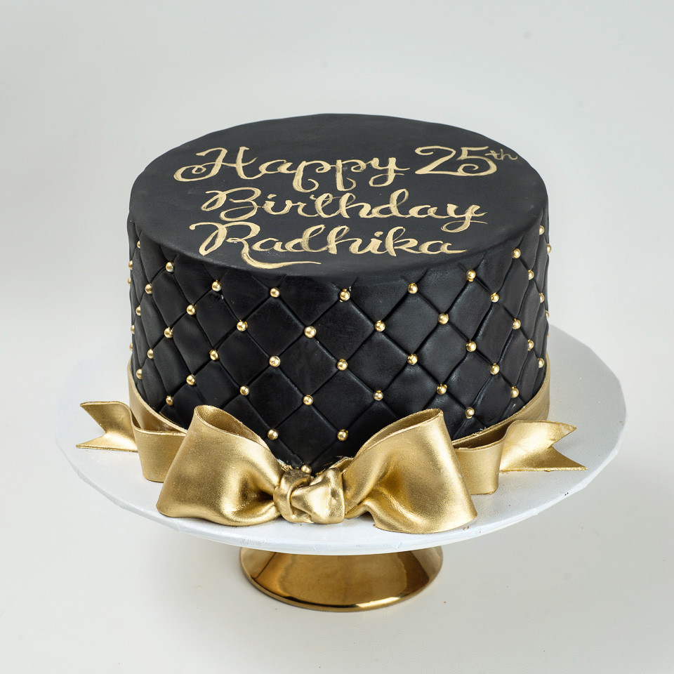 Black Birthday Cake
 Adult Birthday Cakes — Blue Lace Cakes