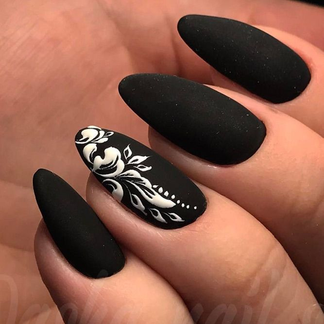 Black Matte Nail Designs
 27 Matte Black Nails That Will Make You Thrilled