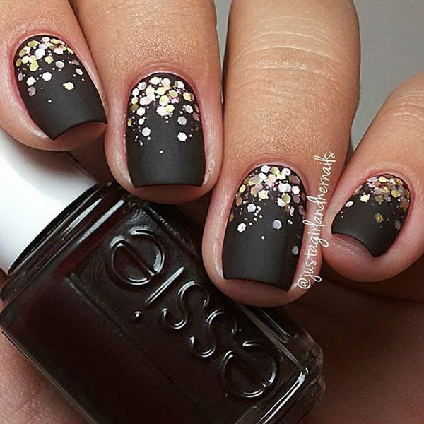 Black Matte Nail Designs
 55 Most Stylish Matte Nail Art Designs