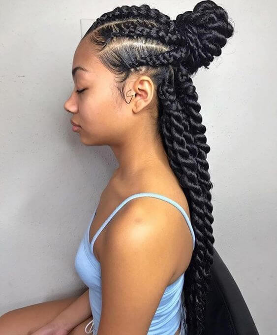 Black People Hairstyles
 31 Trendy Cornrows Braids Hairstyles For Black Women To