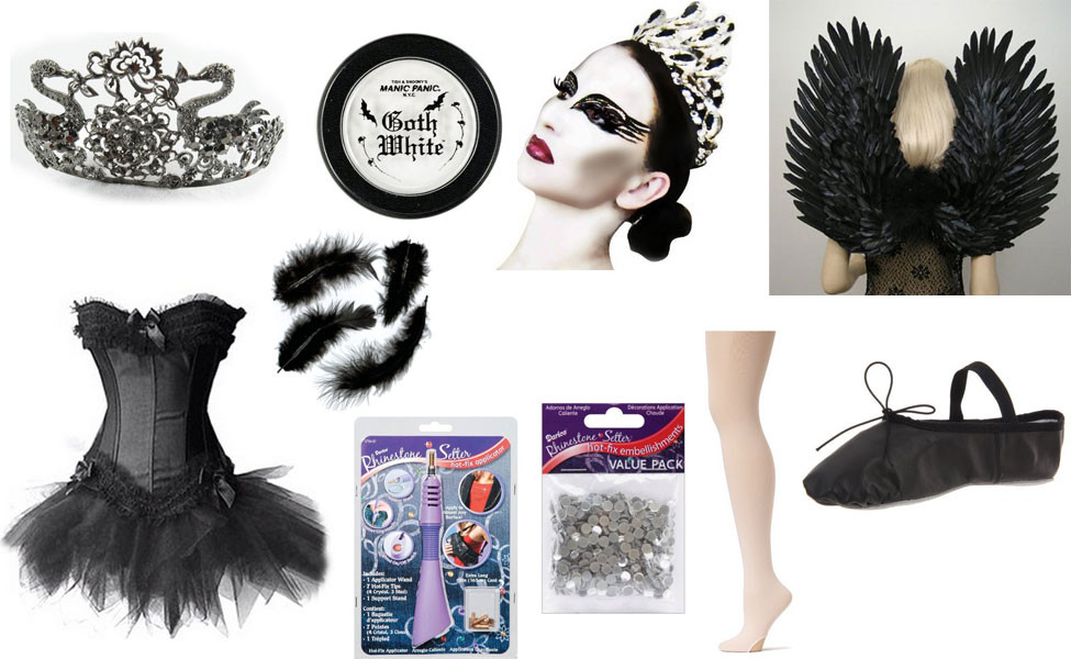 Black Swan Costume DIY
 Black Swan Costume