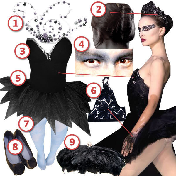 Black Swan Costume DIY
 The Black Swan · DIY The Look · Cut Out Keep Craft Blog