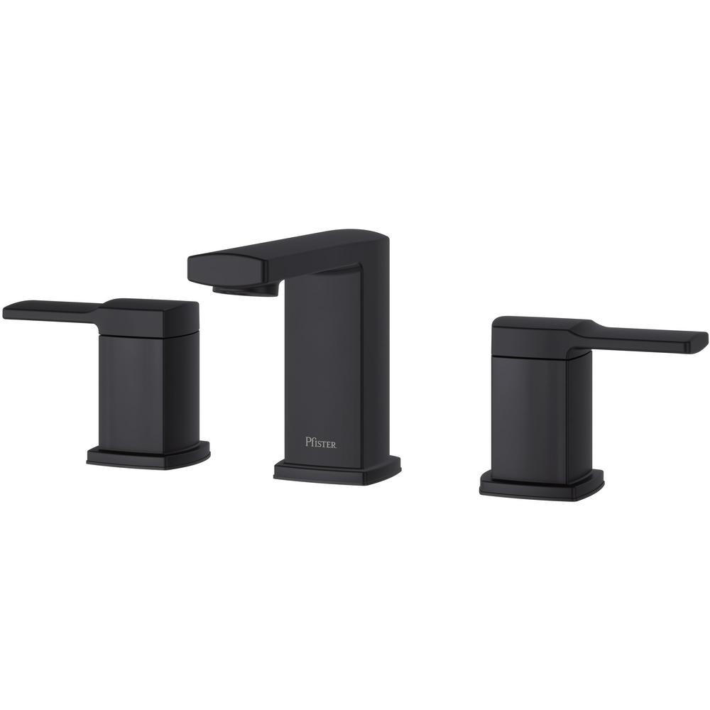 Black Widespread Bathroom Faucet
 Pfister Deckard 8 in Widespread 2 Handle Bathroom Faucet