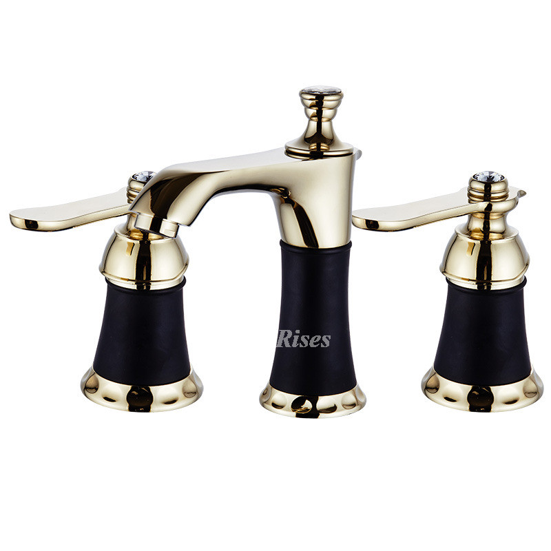 Black Widespread Bathroom Faucet
 Two Tone Bathroom Faucets Black Widespread Bathtub 2 Handle