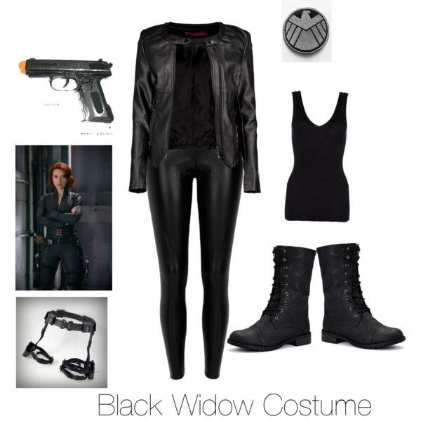Black Widow Costume DIY
 DIY Black Widow Costume