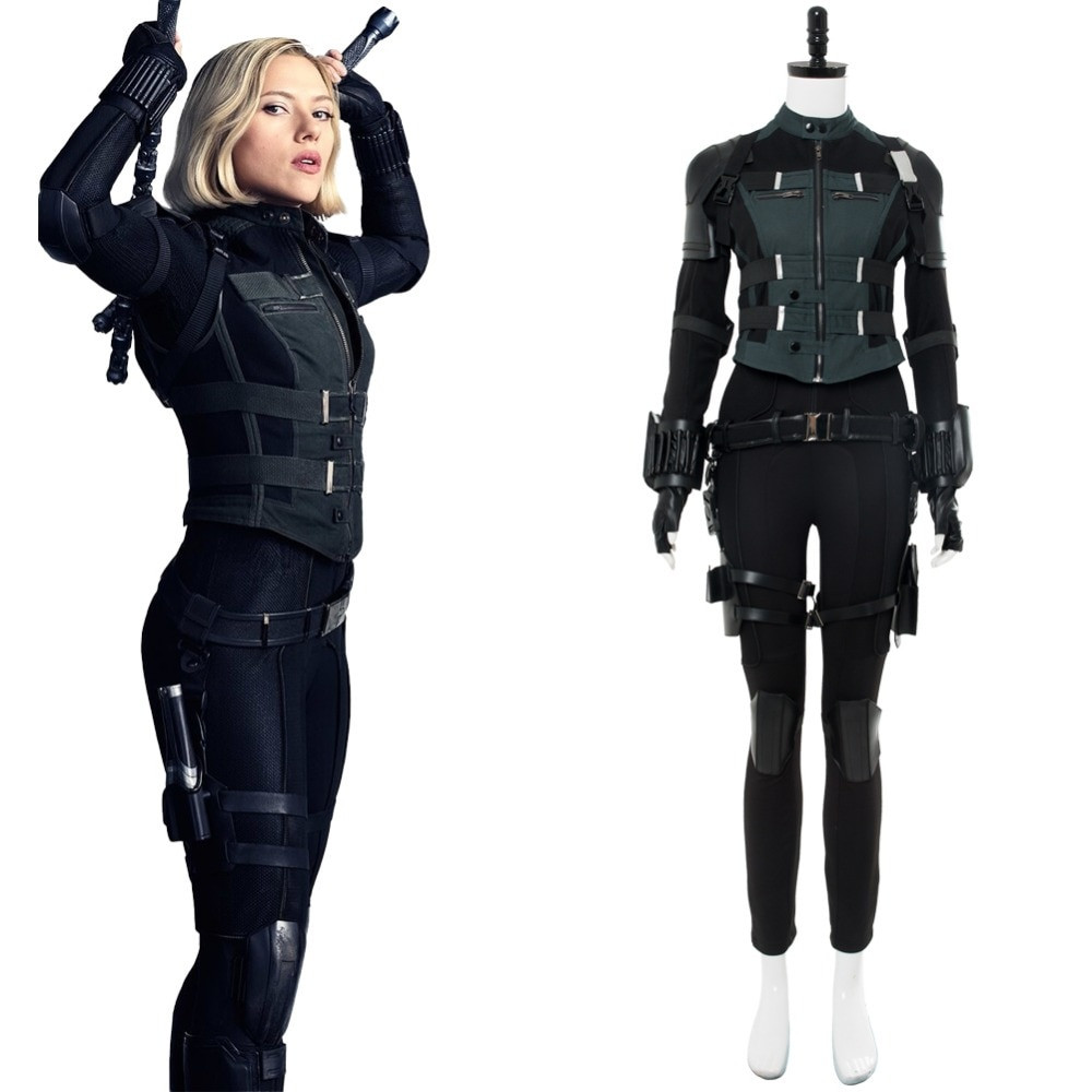Black Widow Costume DIY
 Avengers 3 Infinity War Black Widow Cosplay Costume Adult