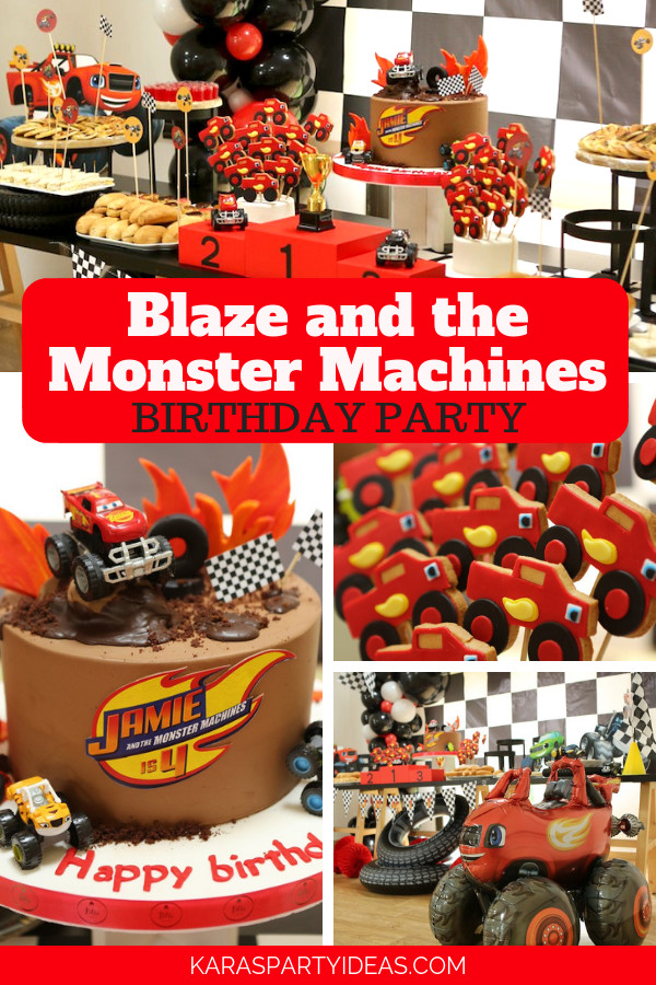 Blaze Party Food Ideas
 Kara s Party Ideas Blaze and the Monster Machines Birthday