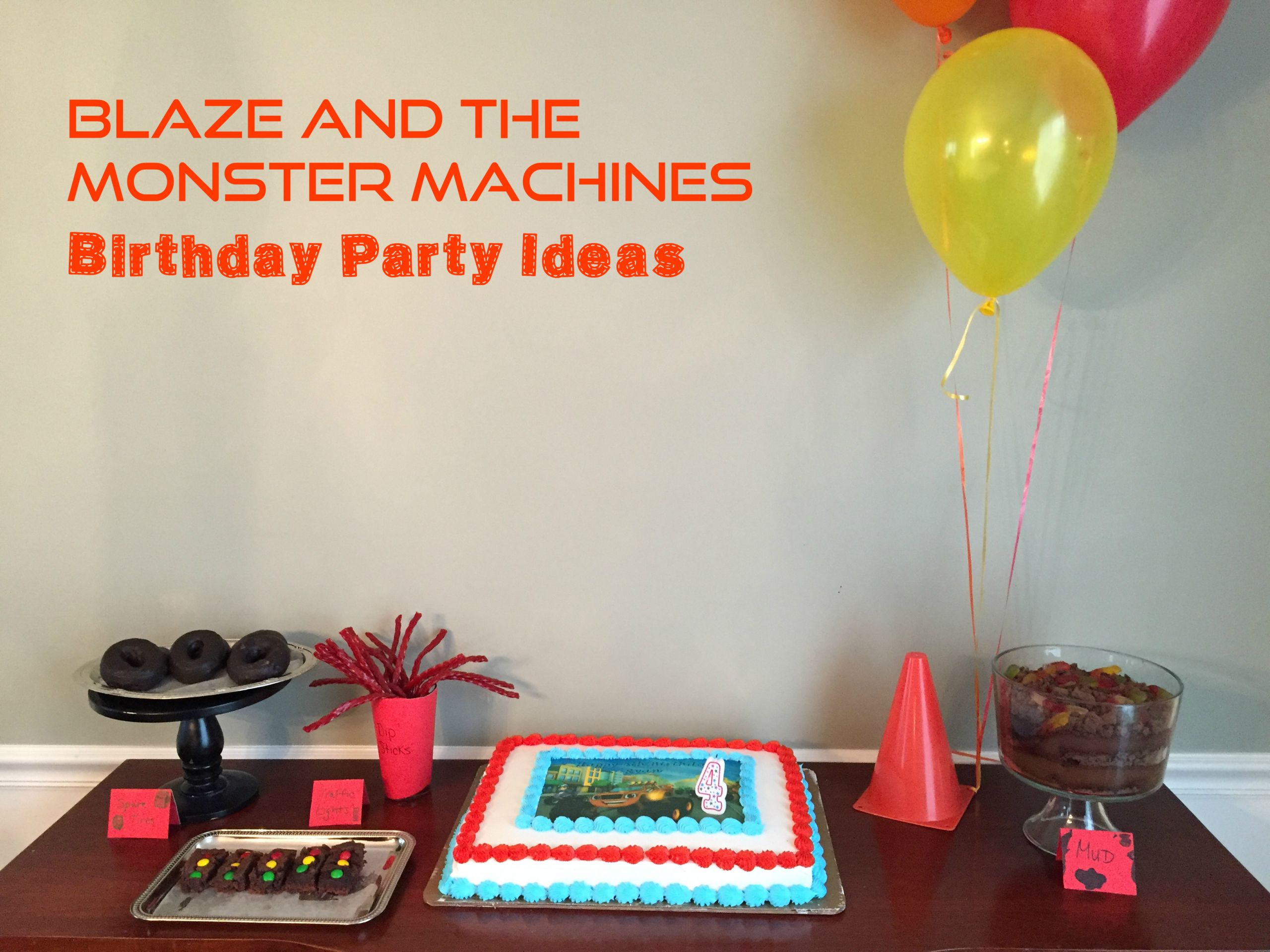 Blaze Party Food Ideas
 Blaze and the Monster Machines Party Girl Gone Mom