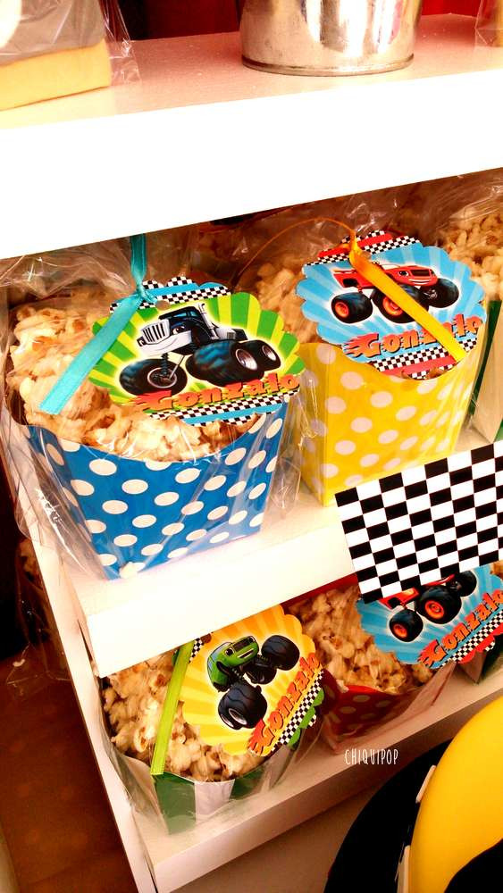 Blaze Party Food Ideas
 Blaze and the Monsters machines Birthday Party Ideas