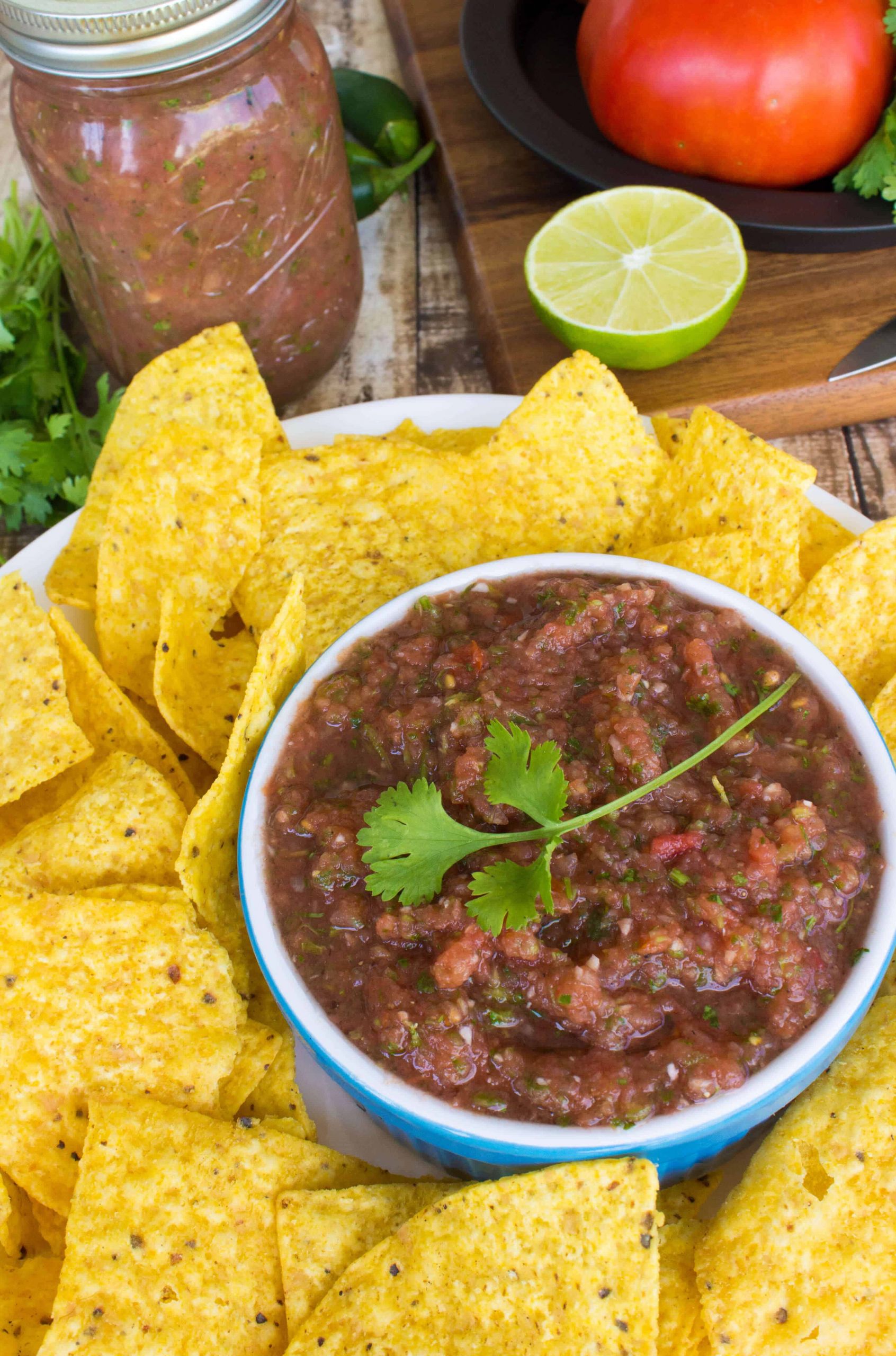 Blender Salsa Recipe
 Fresh Blender Salsa Sugar Spun Run