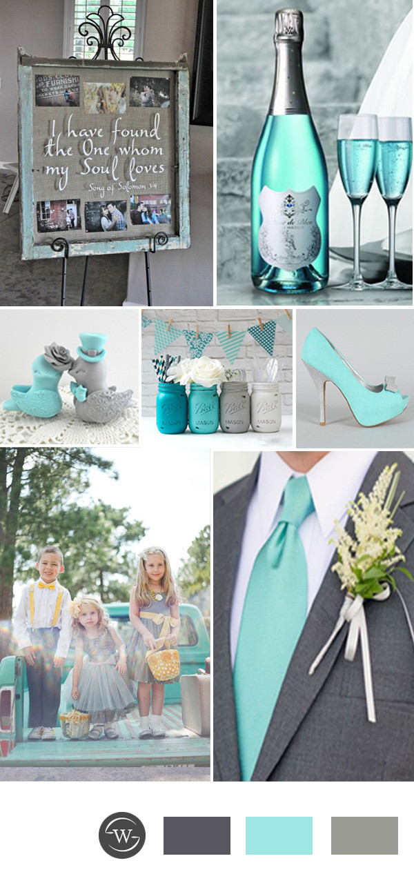 Blue And Grey Wedding Colors
 Top 10 Perfect Grey Wedding Color bination Ideas for